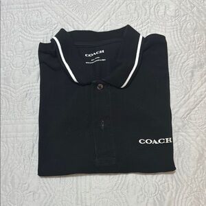 Coach Black Polo Shirt for Men